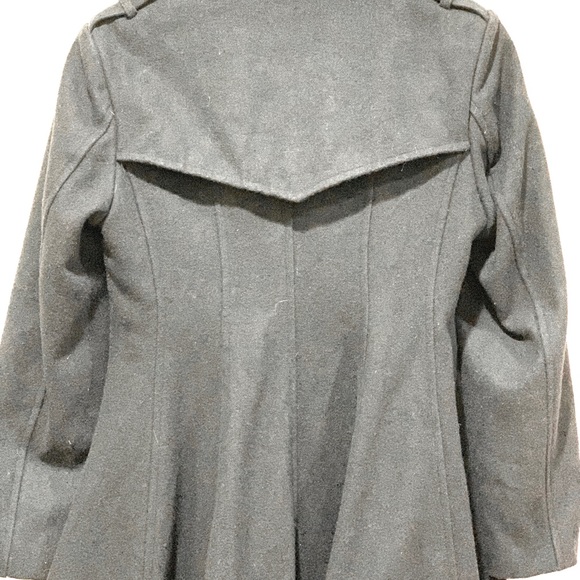 AOISOS Black Lined Coat (size: 8) - Picture 6 of 15